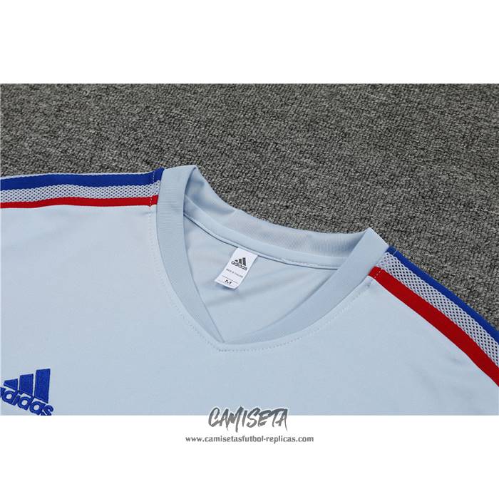 Chandal del Lyon 2022-2023 Manga Corta Gris - Pantalon Corto